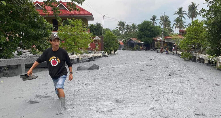 Volcanic Mud Floods Philippine Villages