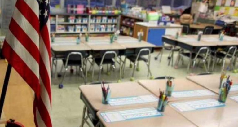 A teacher took the American flag out of the classroom and asked students to pledge allegiance to the Pride flag instead.