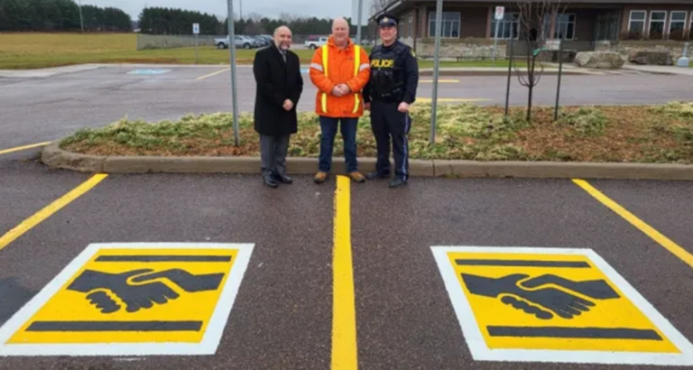 A new symbol is showing up on some parking spaces!