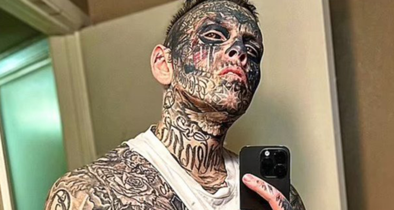 Man Spends $70K To Tattoo His Full Body And Eyeballs, Reveals What He Looked Like Before
