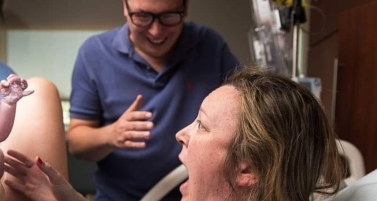This baby was born with a lot of hair