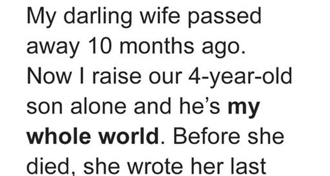 ‘Devastated’ Widower Takes a Paternity Test after Reading His Late Wife’s Final Letter