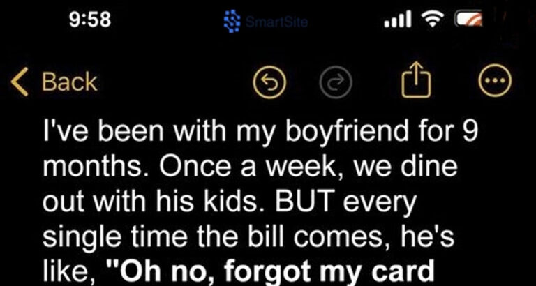 My Boyfriend ‘Forgets’ His Credit Card Every Time We Go Out To Eat, So I Have To Pay For Everyone….