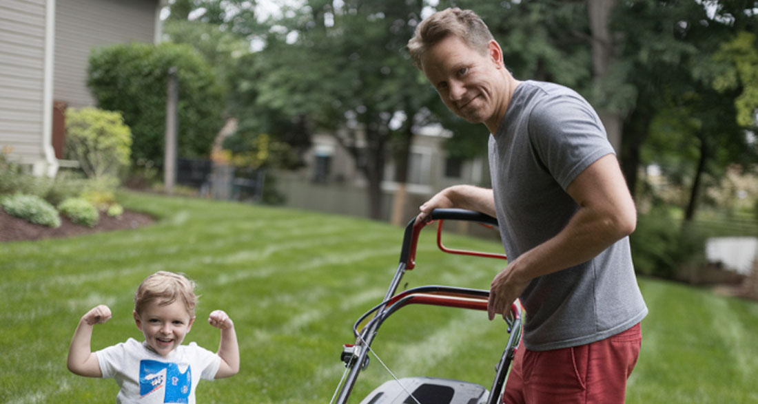 Single Dad Helps Older Woman Mow Her Lawn, Soon Gets a Call from Her Lawyer