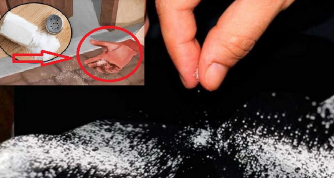 Spray salt at the entrance of your home. Here’s why. The results are immediate and amazing!