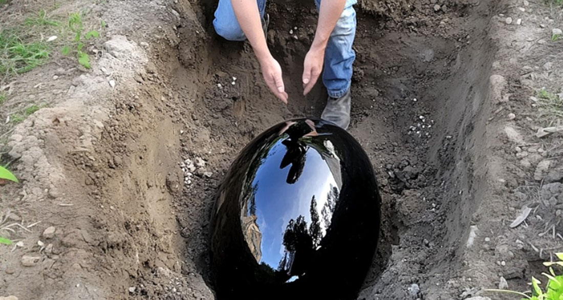 I Returned Early to Surprise My Husband Only to Find Him Burying a Large Black Egg in Our Garden, Its Mystery Brought Us Closer