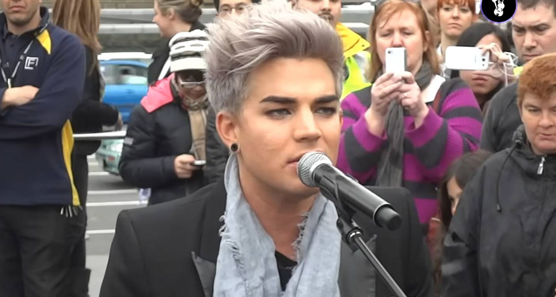 Adam Lambert’s voice is unmatched in this heartfelt street performance of “Whataya Want from Me” in Melbourne