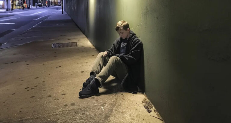 Rich Man Humiliates Boy Shining Shoes in Underpass