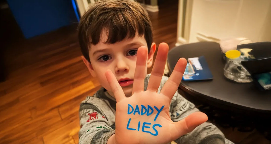 My Nonverbal Son Warned Me about My Husband’s Secret by Writing ‘Dad Lies!’ on His Palm