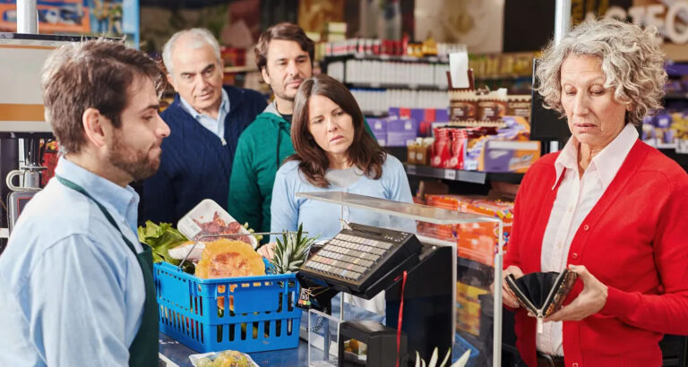 People in Line at the Supermarket Wanted to Kick Me Out When My Granddaughter Started Crying – but a Stranger Suddenly Stepped In