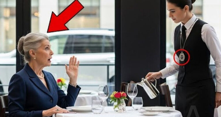 Billionaire Grandma Sees a Poor Waitress Wearing a Family Heirloom—Instantly Cries…