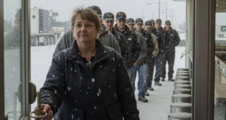 She Unlocked Her Diner for 12 Stranded Truckers in a Blizzard! But What Unfolded 48 Hours Later Left the Whole Town Buzzing With Envy