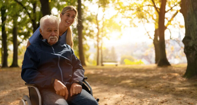 I Took My Wheelchair-Bound Grandpa to Prom After He Raised Me Alone – When a Classmate Made Fun of Him, What He Said into the Mic Made the Whole Gym Go Silent