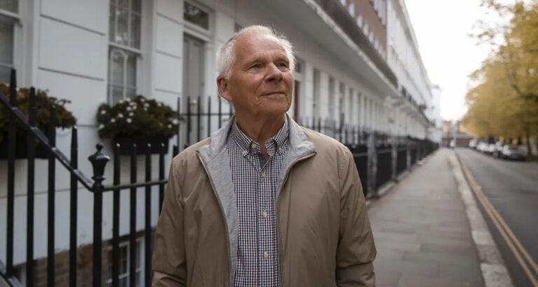 My 7-Year-Old Son Kept Leaving His Lunch on Our Grumpy Neighbor’s Porch – One Morning, the Old Man Opened the Door Holding a Faded Photo That Made Me Stop Cold